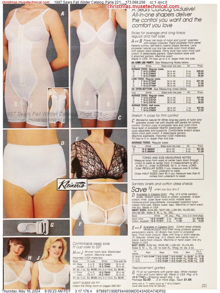 1987 Sears Fall Winter Catalog, Page 221