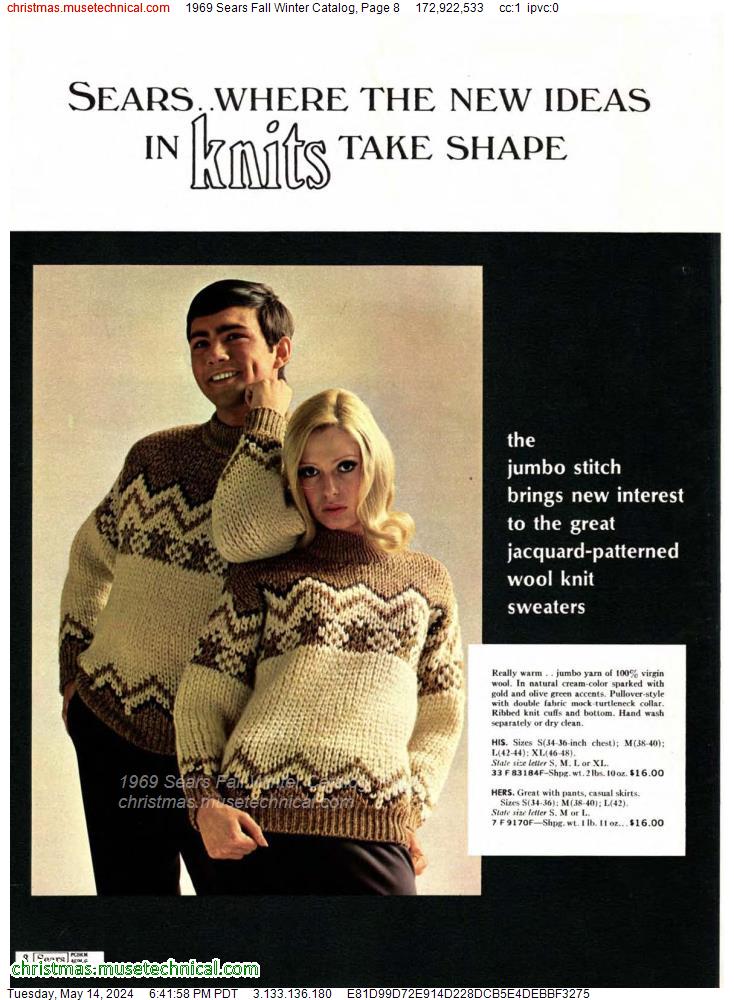 1969 Sears Fall Winter Catalog, Page 8