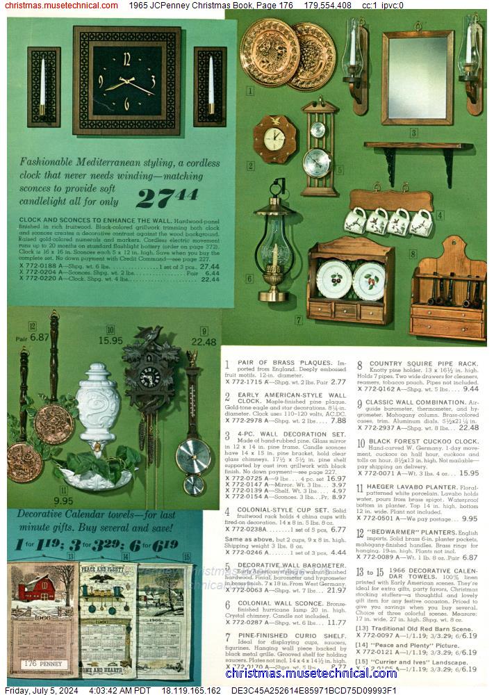 1965 JCPenney Christmas Book, Page 176