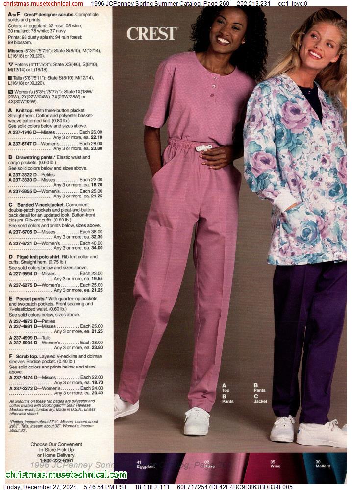 1996 JCPenney Spring Summer Catalog, Page 260