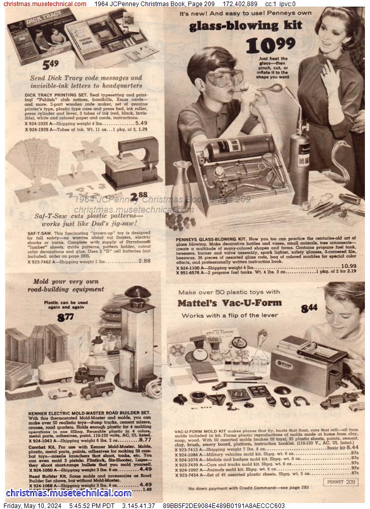 1964 JCPenney Christmas Book, Page 209