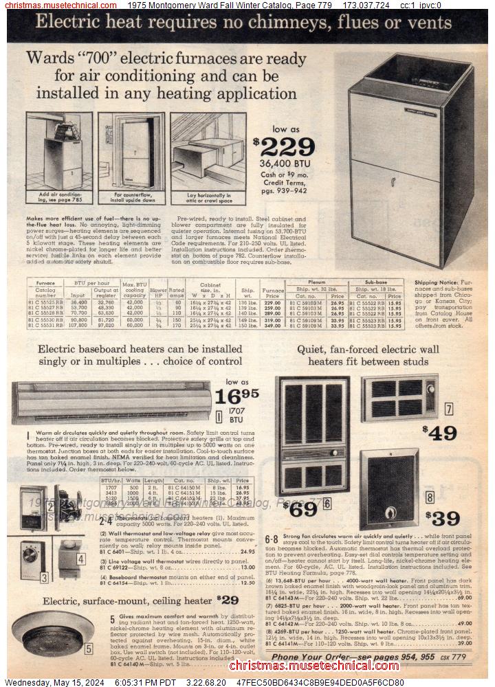 1975 Montgomery Ward Fall Winter Catalog, Page 779