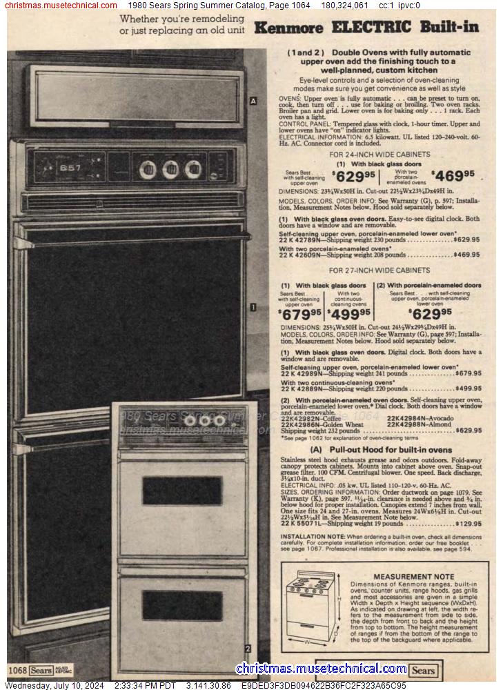1980 Sears Spring Summer Catalog, Page 1064