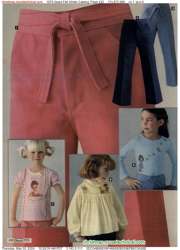 1979 Sears Fall Winter Catalog, Page 430