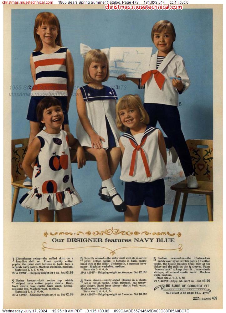 1965 Sears Spring Summer Catalog, Page 473