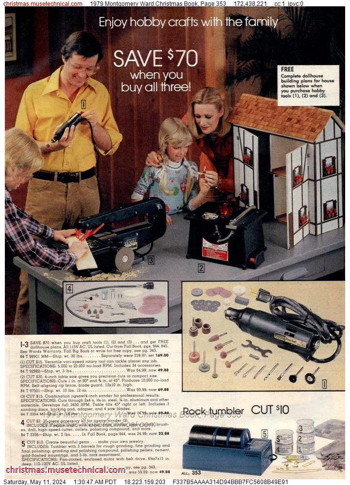 1979 Montgomery Ward Christmas Book, Page 353