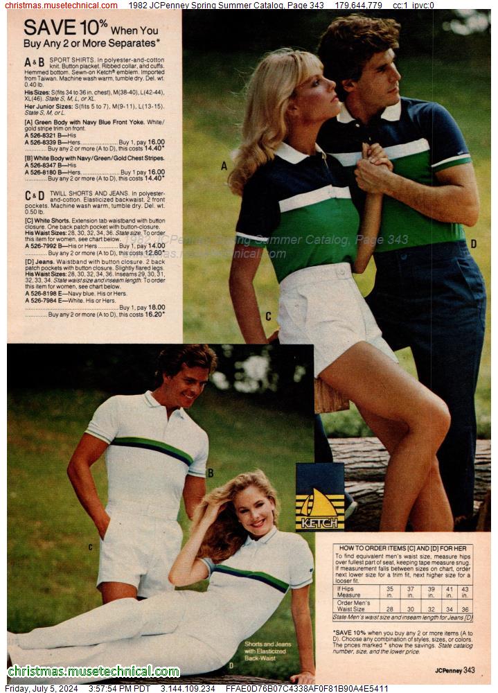 1982 JCPenney Spring Summer Catalog, Page 343