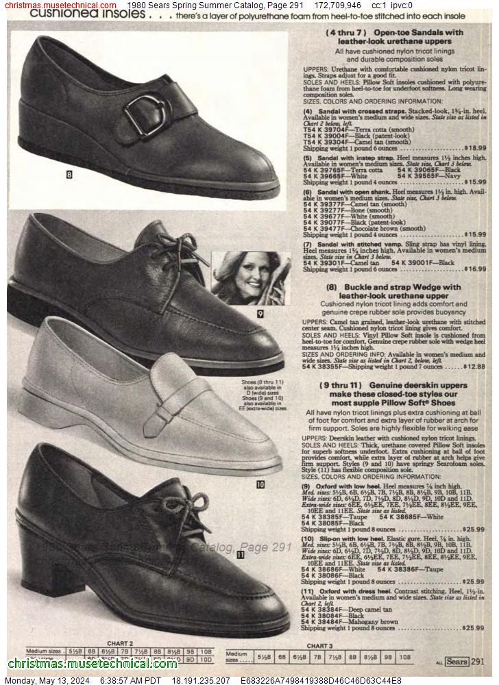 1980 Sears Spring Summer Catalog, Page 291