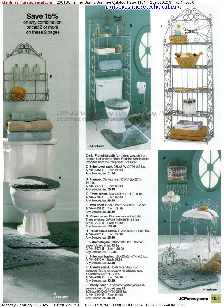 2001 JCPenney Spring Summer Catalog, Page 1151