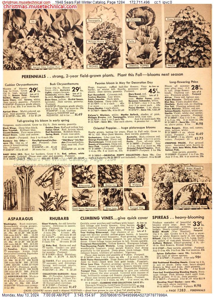 1948 Sears Fall Winter Catalog, Page 1284