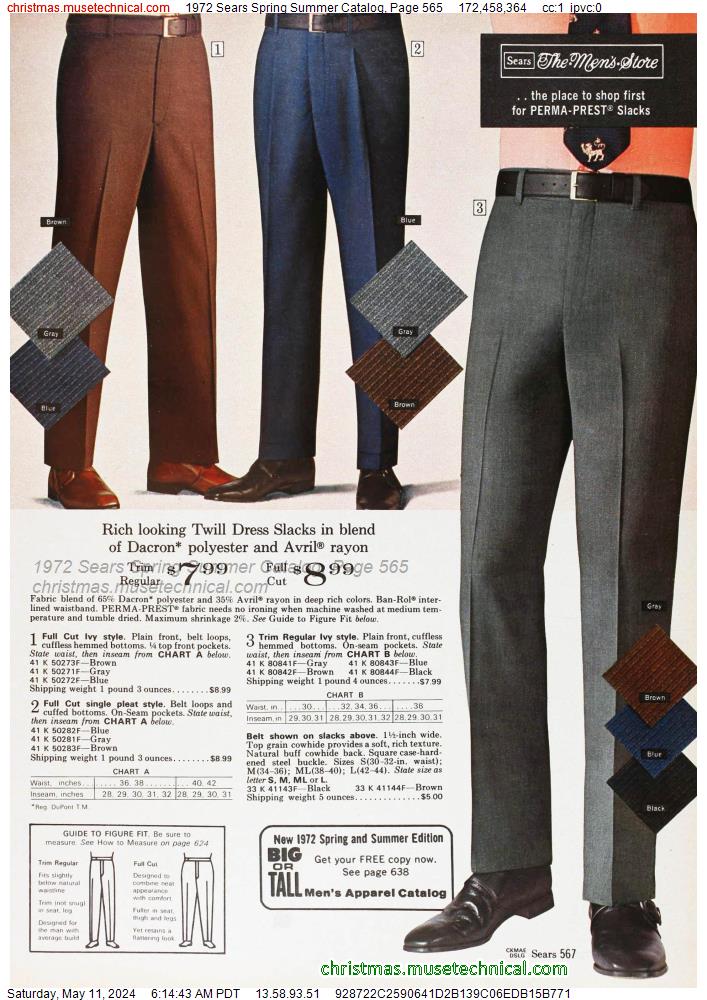1972 Sears Spring Summer Catalog, Page 565