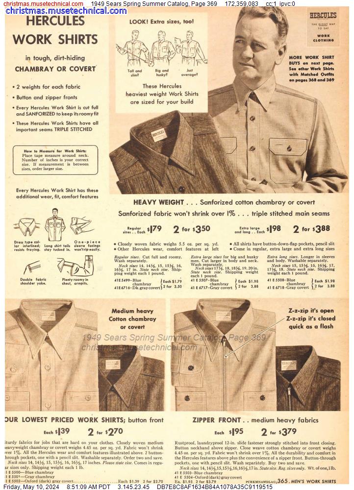 1949 Sears Spring Summer Catalog, Page 369