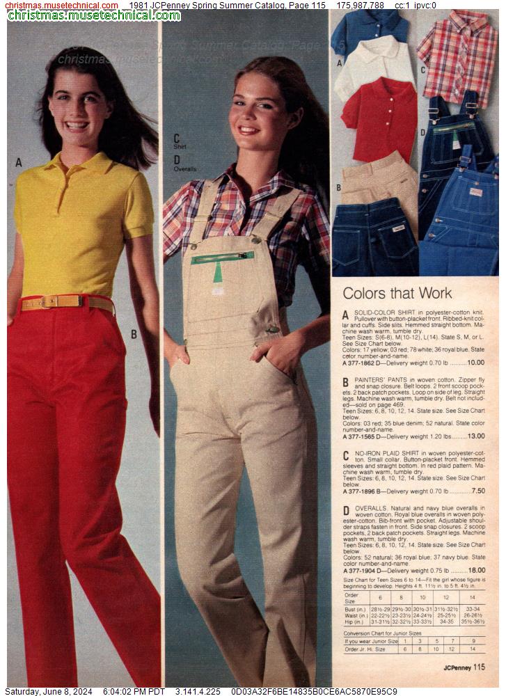 1981 JCPenney Spring Summer Catalog, Page 115