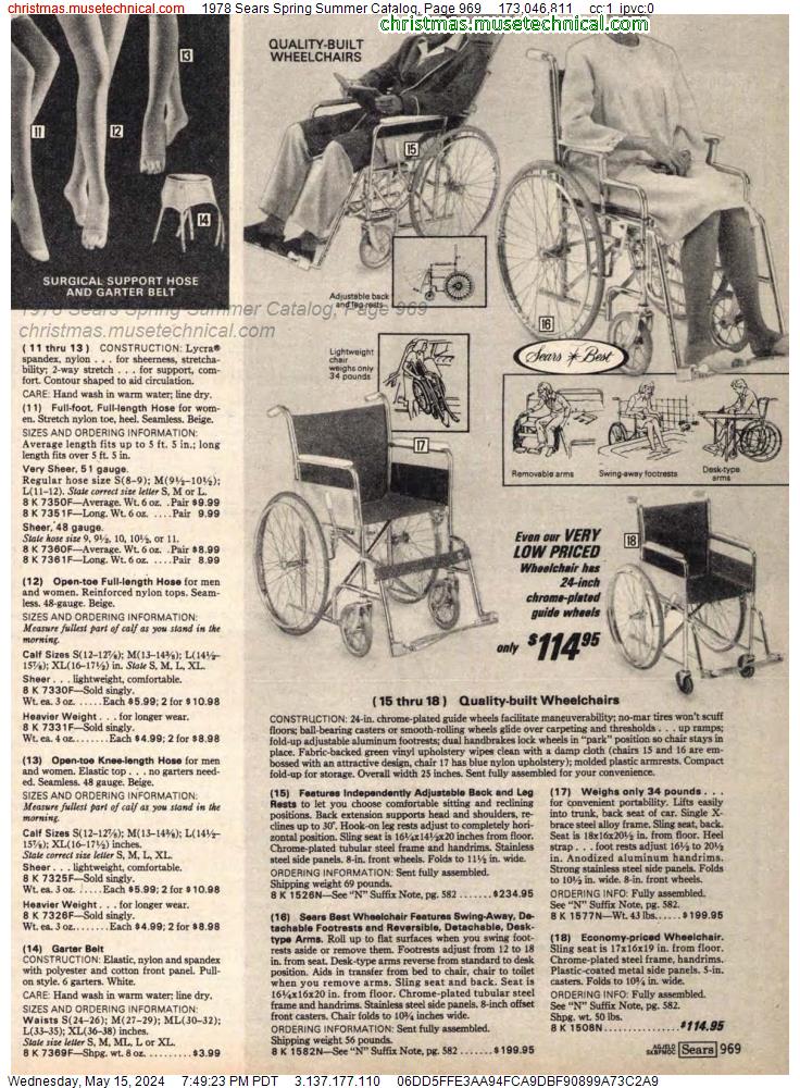 1978 Sears Spring Summer Catalog, Page 969
