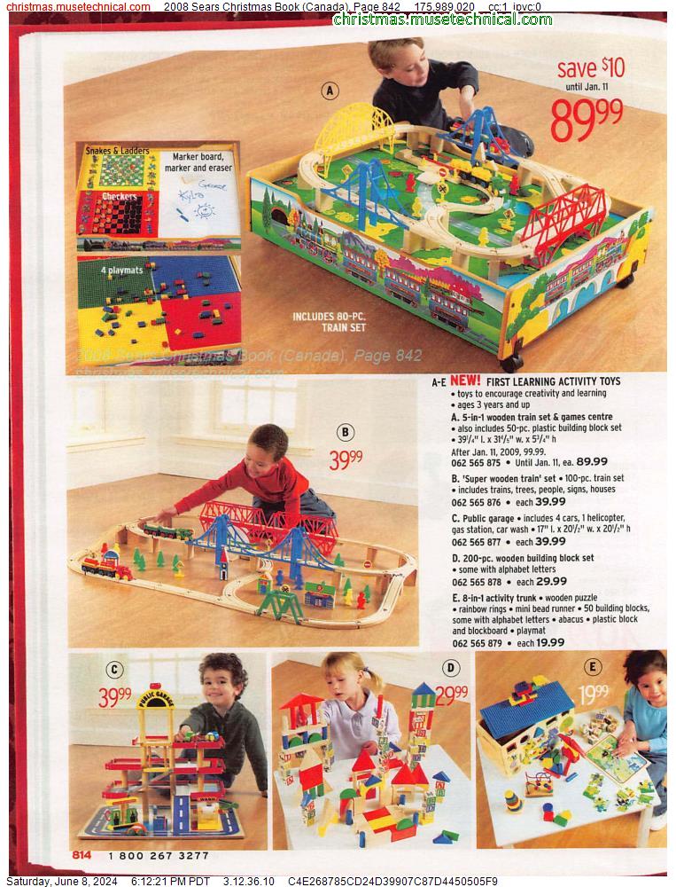 2008 Sears Christmas Book (Canada), Page 842