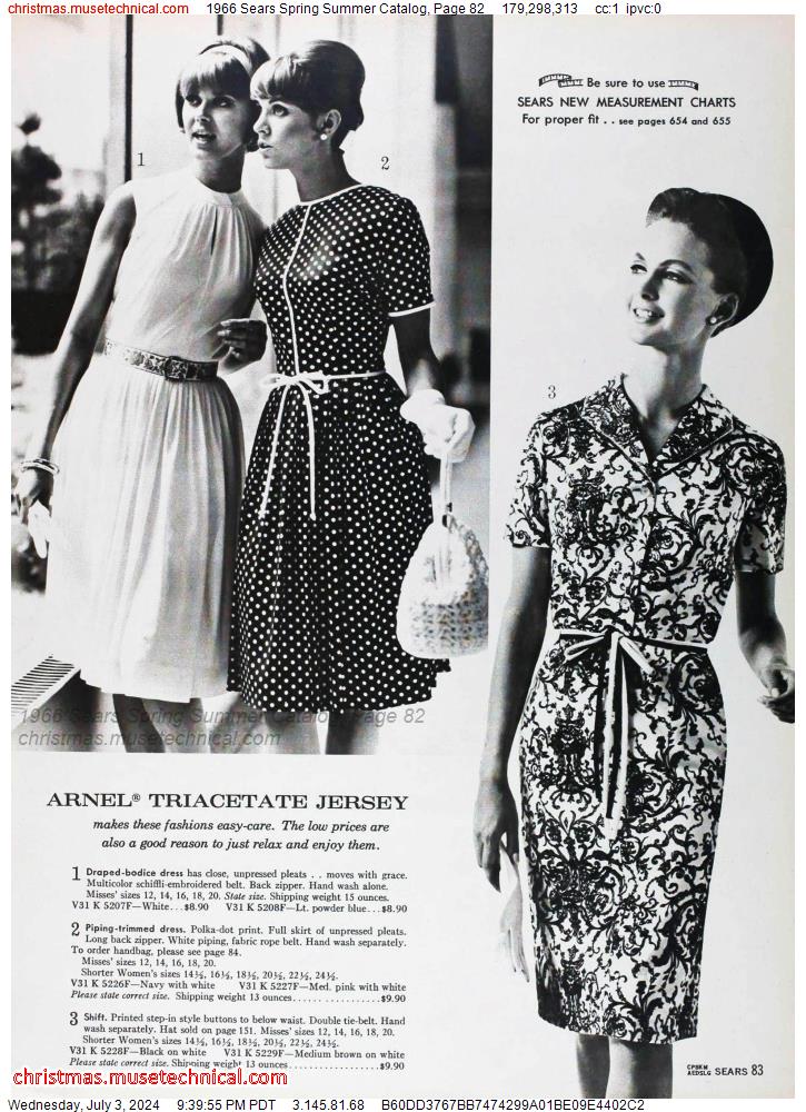 1966 Sears Spring Summer Catalog, Page 82