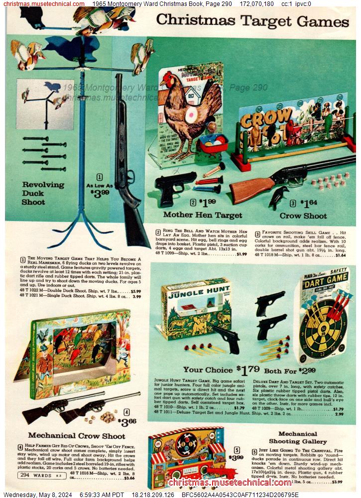 1965 Montgomery Ward Christmas Book, Page 290