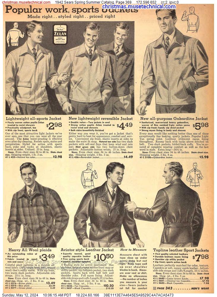 1942 Sears Spring Summer Catalog, Page 369