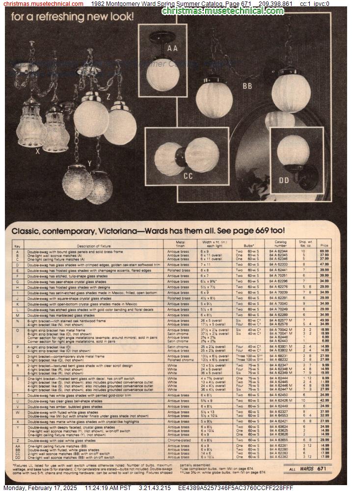 1982 Montgomery Ward Spring Summer Catalog, Page 671