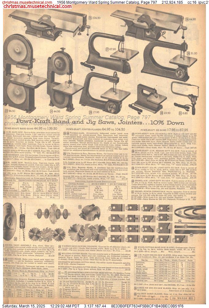 1956 Montgomery Ward Spring Summer Catalog, Page 797