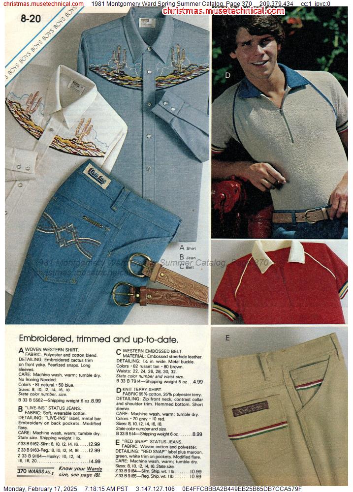 1981 Montgomery Ward Spring Summer Catalog, Page 370