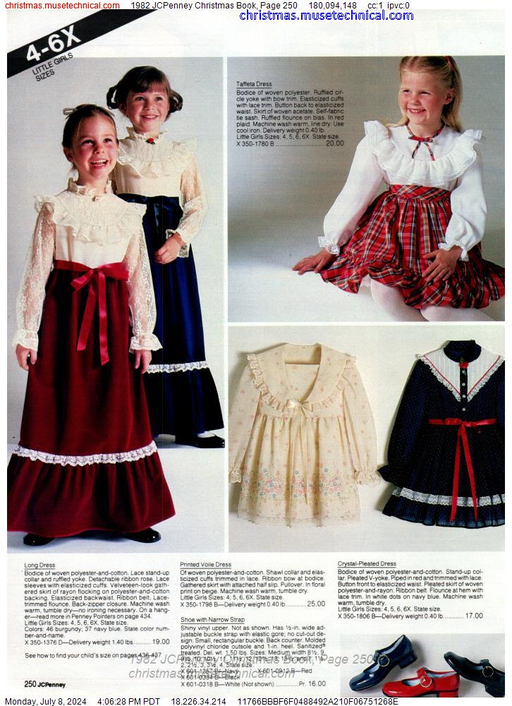 1982 JCPenney Christmas Book, Page 250