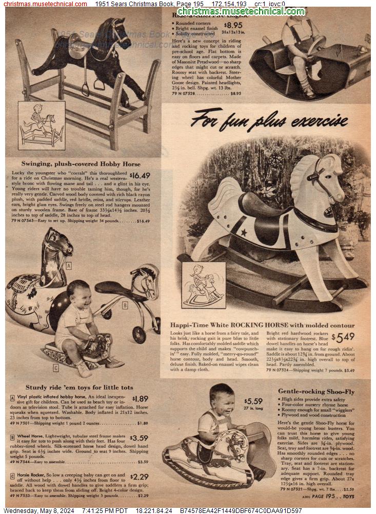 1951 Sears Christmas Book, Page 195