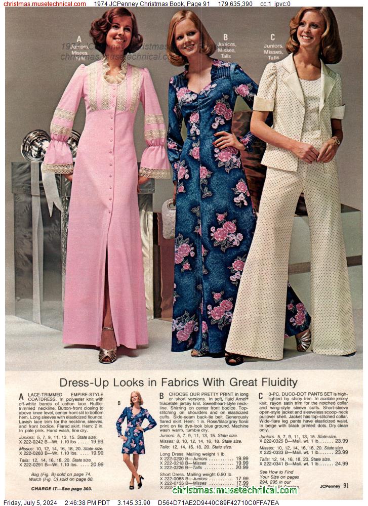 1974 JCPenney Christmas Book, Page 91