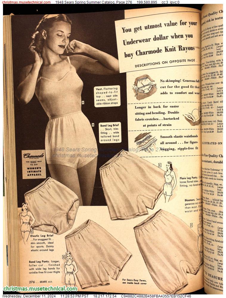 1948 Sears Spring Summer Catalog, Page 276