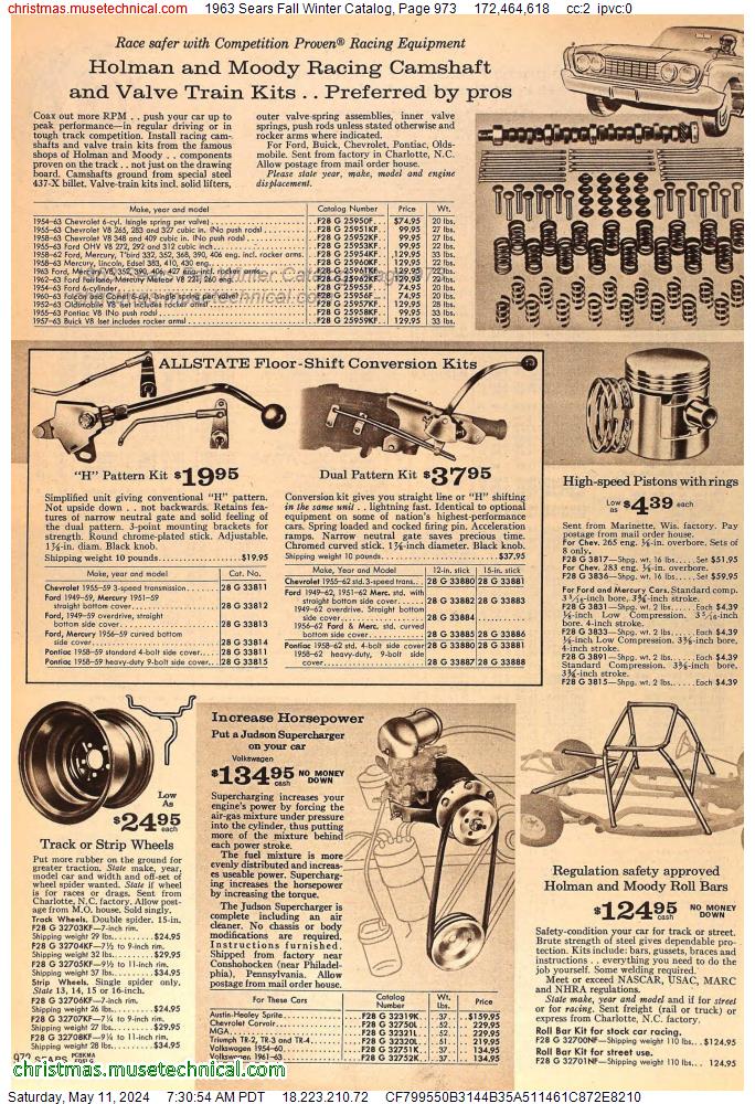 1963 Sears Fall Winter Catalog, Page 973