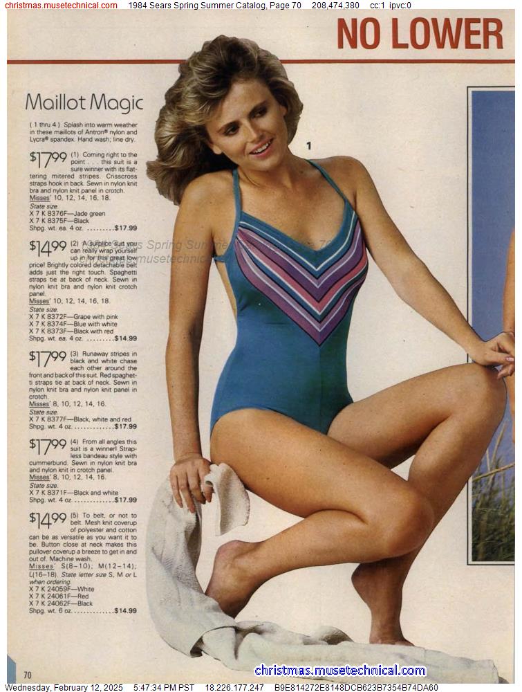 1984 Sears Spring Summer Catalog, Page 70