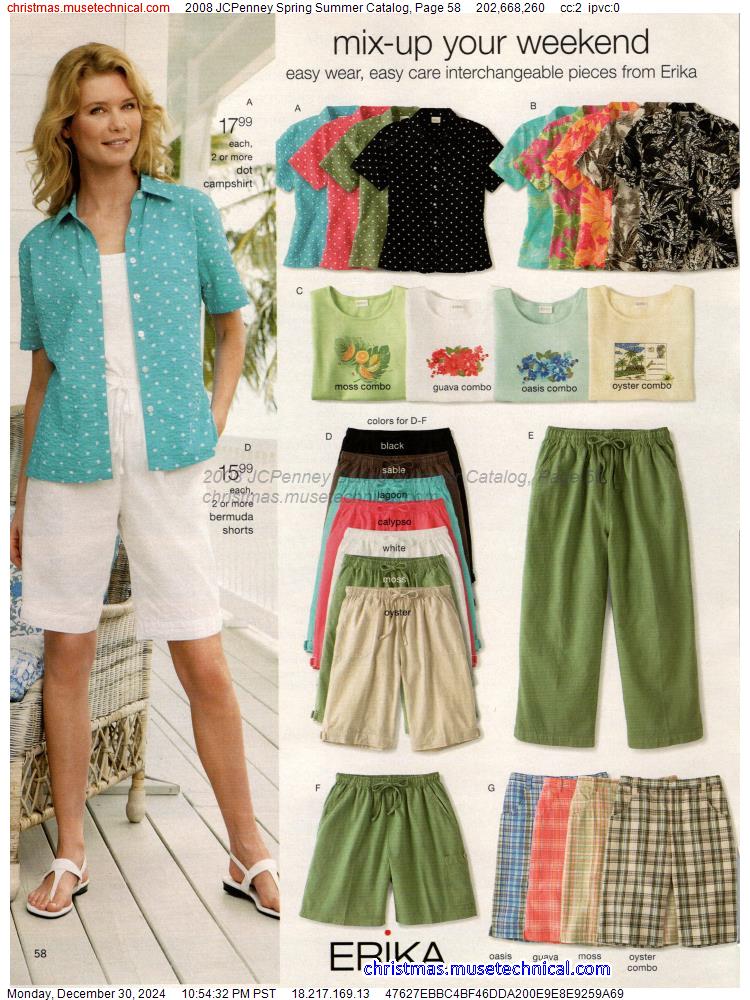 2008 JCPenney Spring Summer Catalog, Page 58