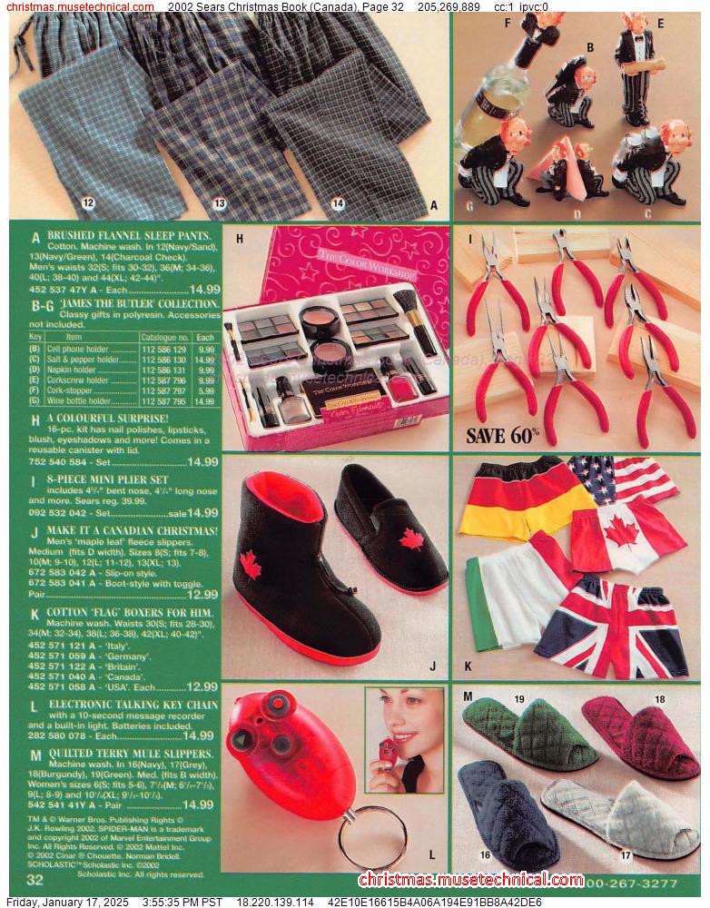 2002 Sears Christmas Book (Canada), Page 32