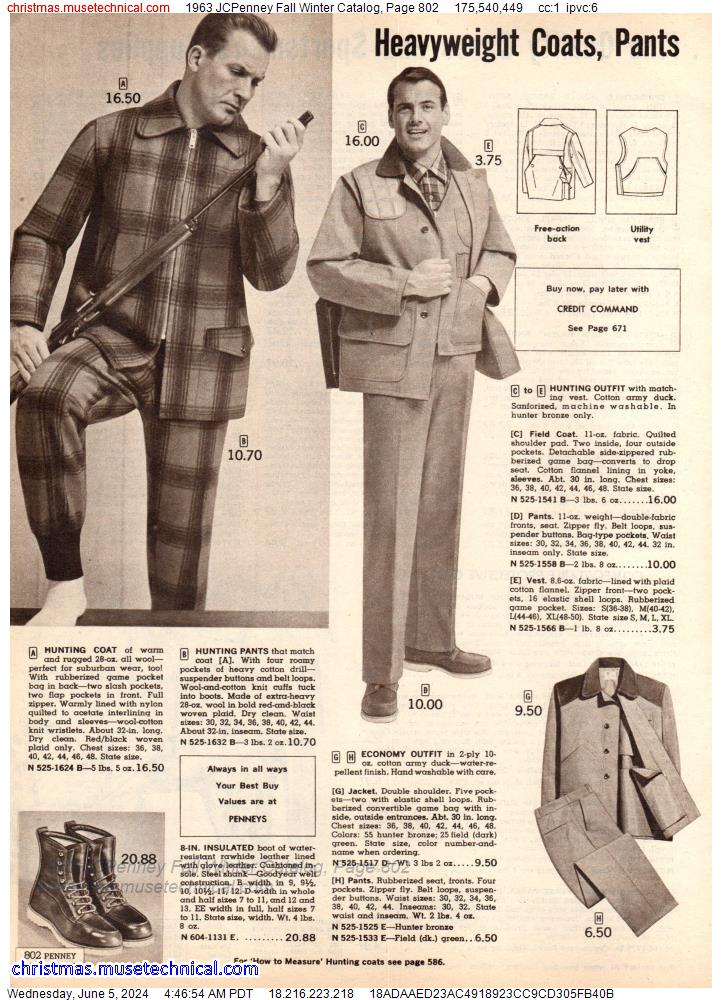 1963 JCPenney Fall Winter Catalog, Page 802