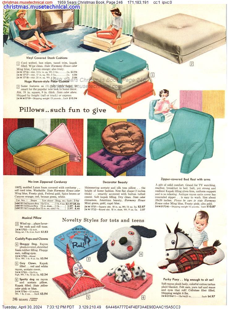 1959 Sears Christmas Book, Page 246