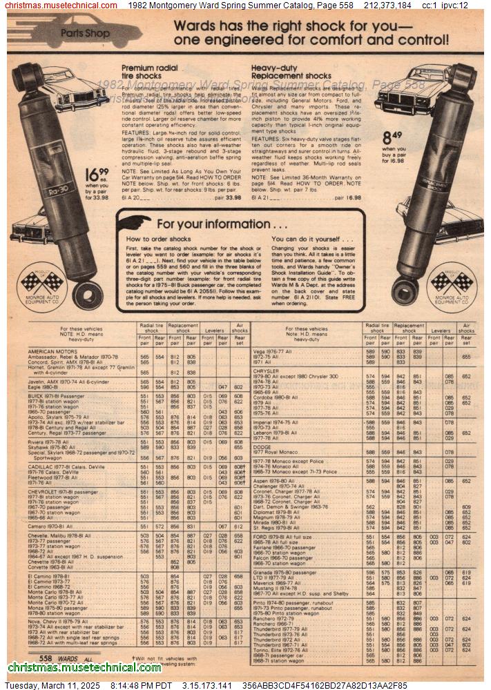 1982 Montgomery Ward Spring Summer Catalog, Page 558