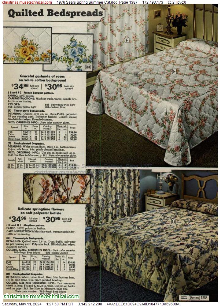 1976 Sears Spring Summer Catalog, Page 1387
