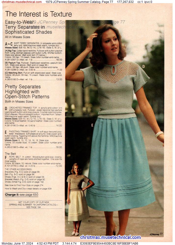 1979 JCPenney Spring Summer Catalog, Page 77