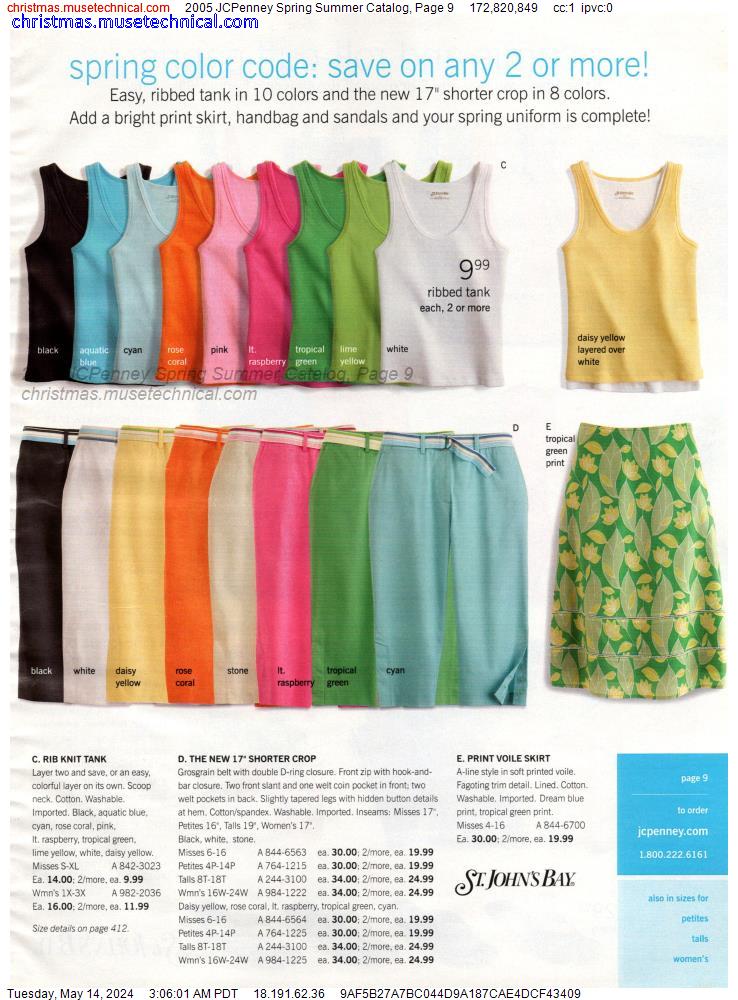 2005 JCPenney Spring Summer Catalog, Page 9