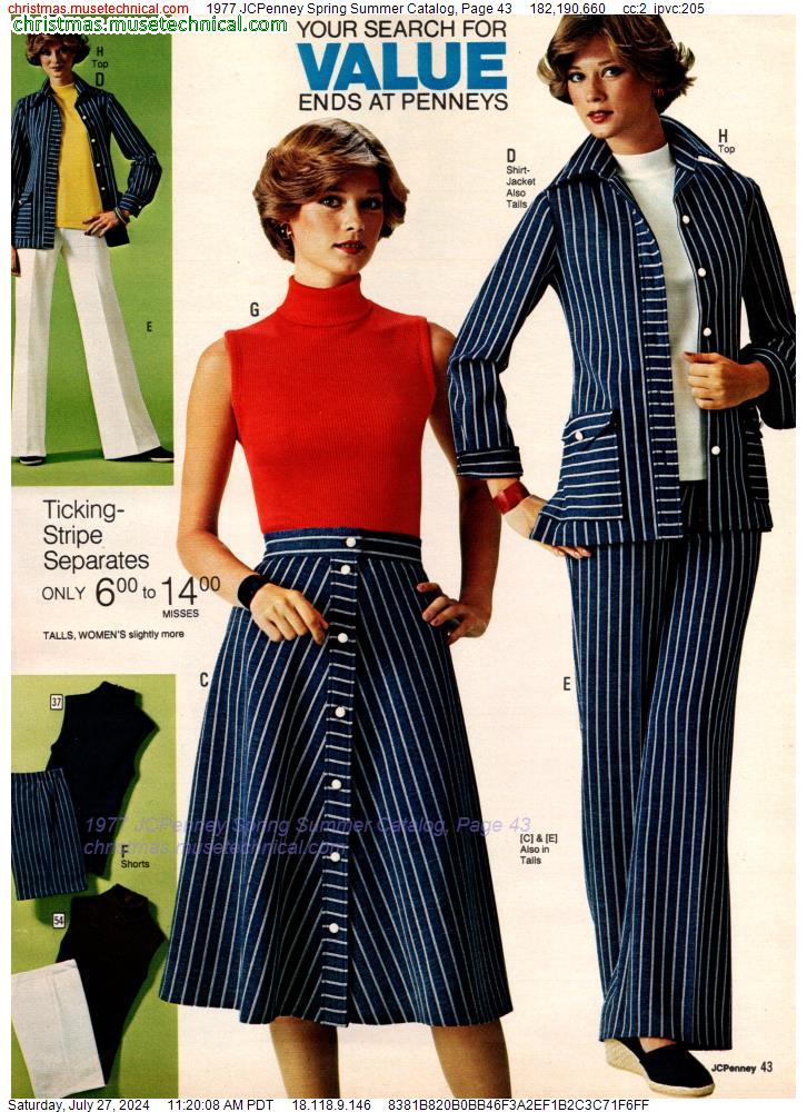1977 JCPenney Spring Summer Catalog, Page 43