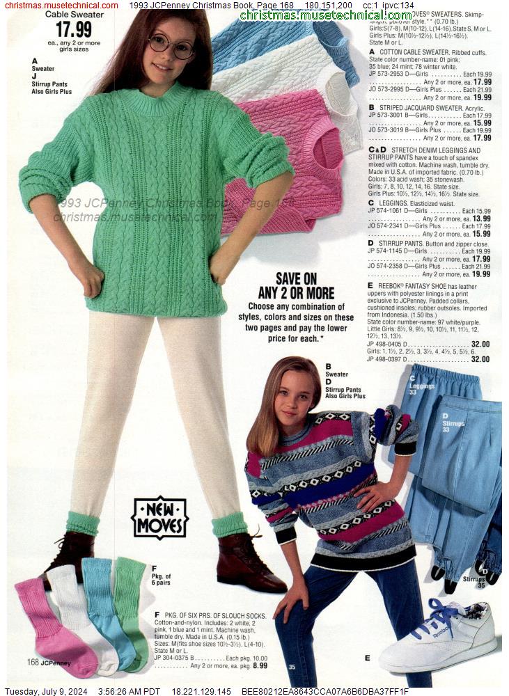 1993 JCPenney Christmas Book, Page 168