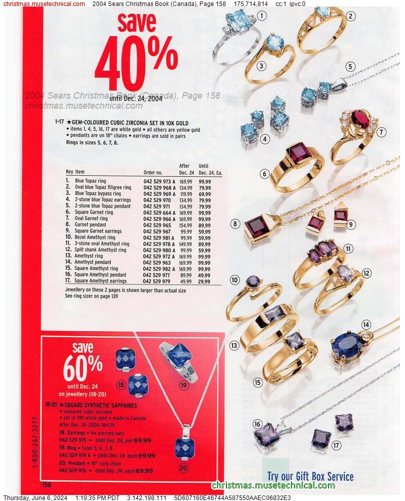 2004 Sears Christmas Book (Canada), Page 158