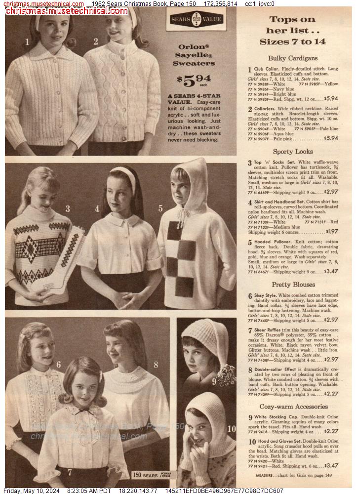 1962 Sears Christmas Book, Page 150
