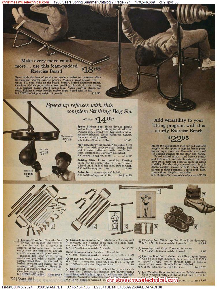 1968 Sears Spring Summer Catalog 2, Page 724