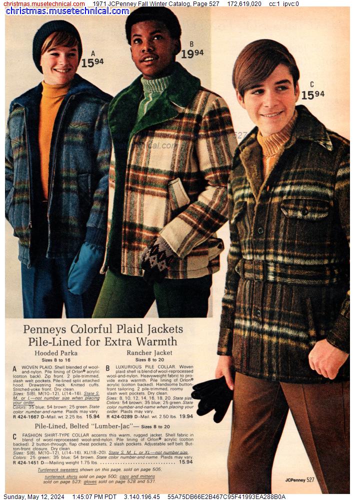 1971 JCPenney Fall Winter Catalog, Page 527