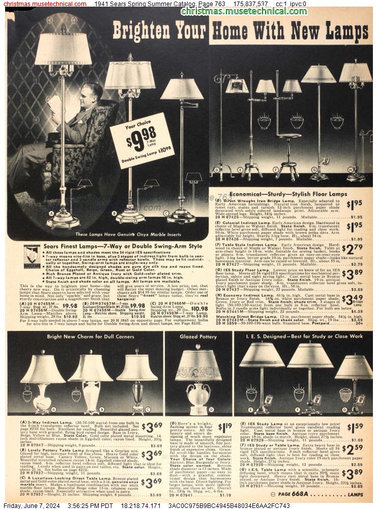1941 Sears Spring Summer Catalog, Page 763