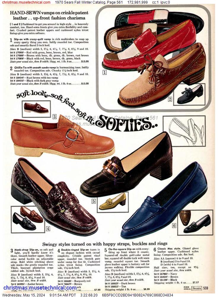 1970 Sears Fall Winter Catalog, Page 561