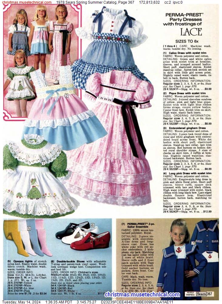 1978 Sears Spring Summer Catalog, Page 367