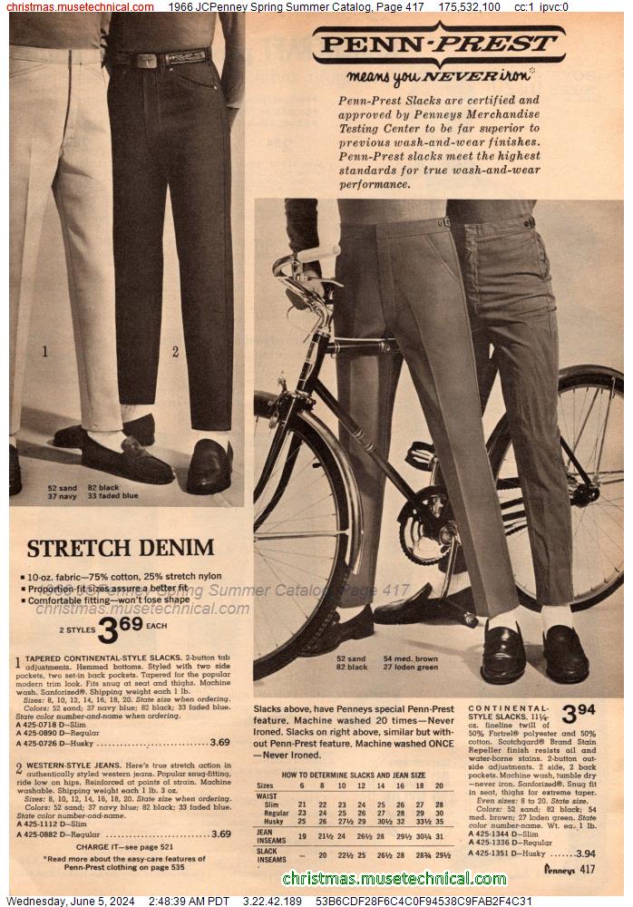 1966 JCPenney Spring Summer Catalog, Page 417