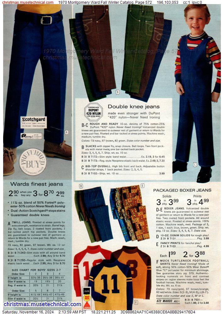 1970 Montgomery Ward Fall Winter Catalog, Page 572